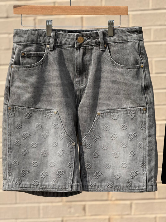 Hollywood Friends Jorts (Grey)