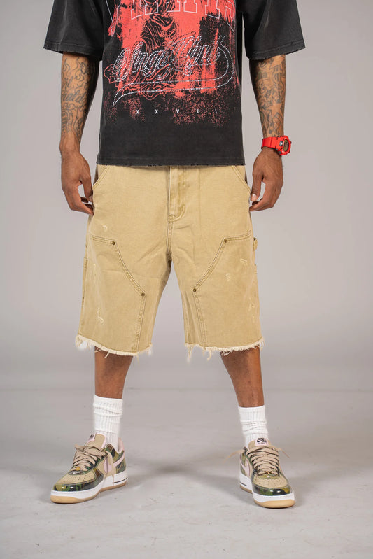 Khaki Carpenter Shorts