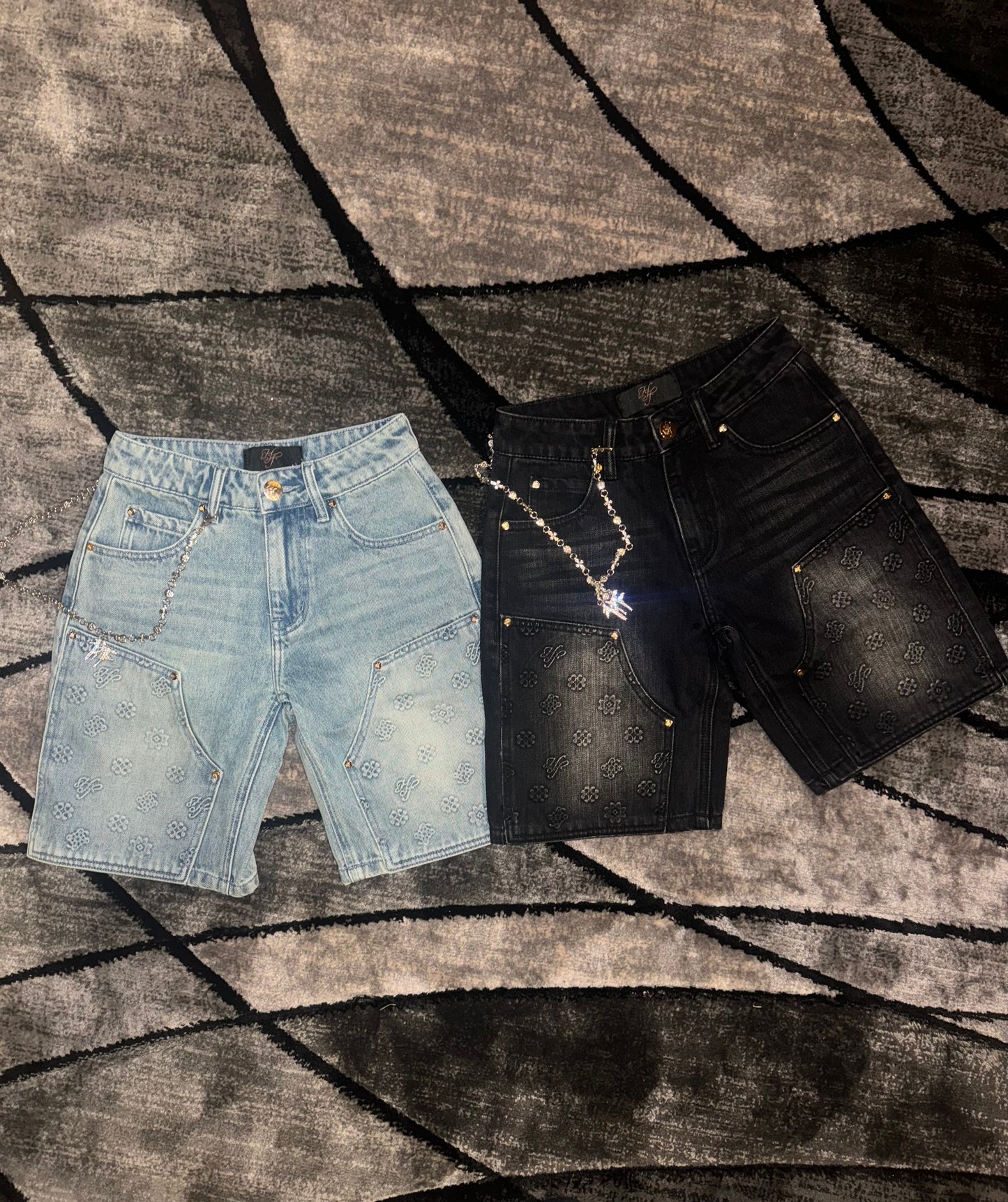 Hollywood & Friends Jorts (Blue denim)
