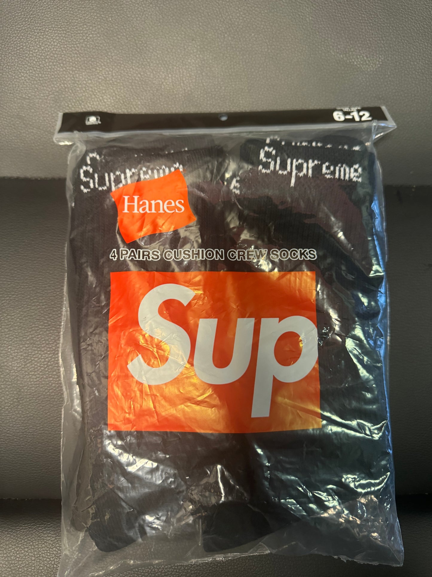 Supreme 4 Pair Crew Socks