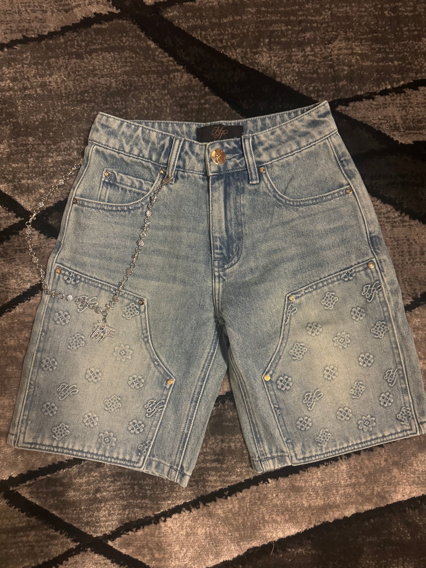 Hollywood & Friends Jorts (Blue denim)